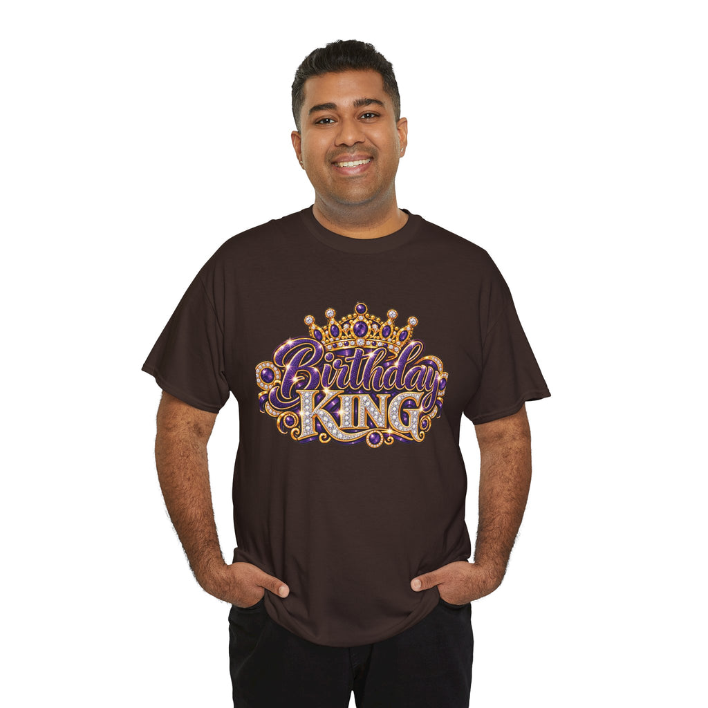 Birthday King Crown Graphic T-Shirt