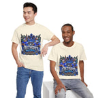 Detroit Football Graphic Tee | City Skyline, Players, Lions-Inspired Design