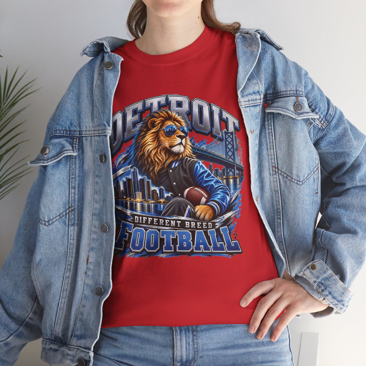 Detroit Lions Football Graphic T-Shirt