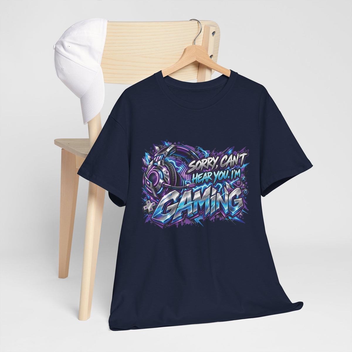 Gaming “Sorry, Can’t Hear You, I’m Gaming” Graphic T-Shirt