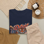 Detroit Tiger Baseball T-Shirt | Detroit skyline, claw marks
