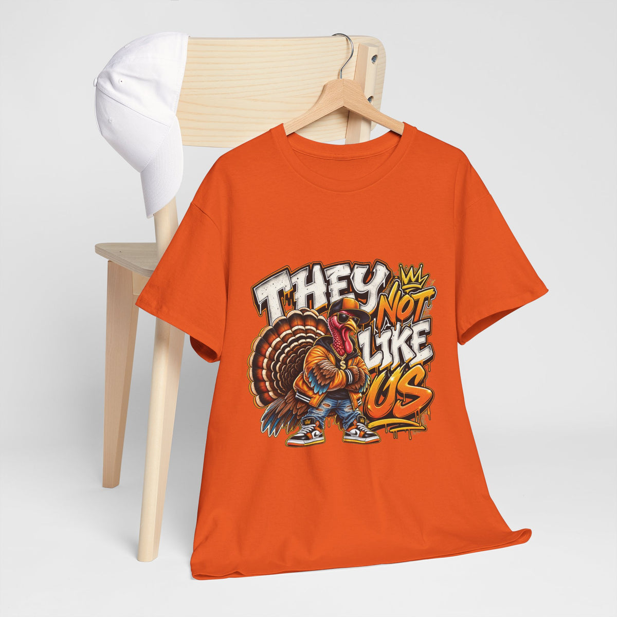 They Not Like Us Turkey Tee | Streetwear Thanksgiving Graphic Shirt