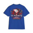 Three Points Rose Graphic T-Shirt | Band Tour Poster Style