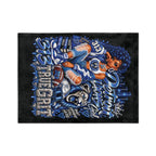 Detroit Lions Girl velveteen blanket | 313 True Grit football design