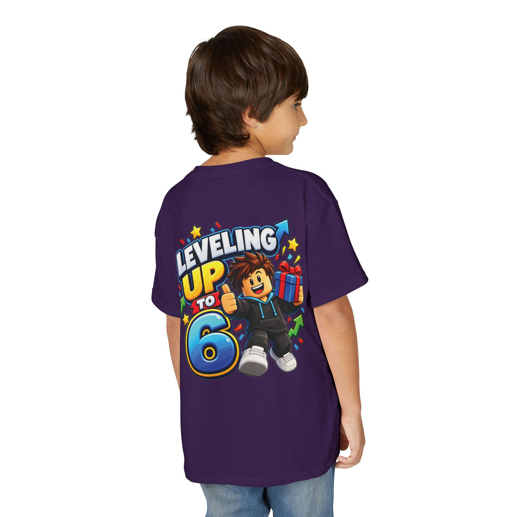 Roblox Birthday Leveling Up to 6 Youth T-Shirt