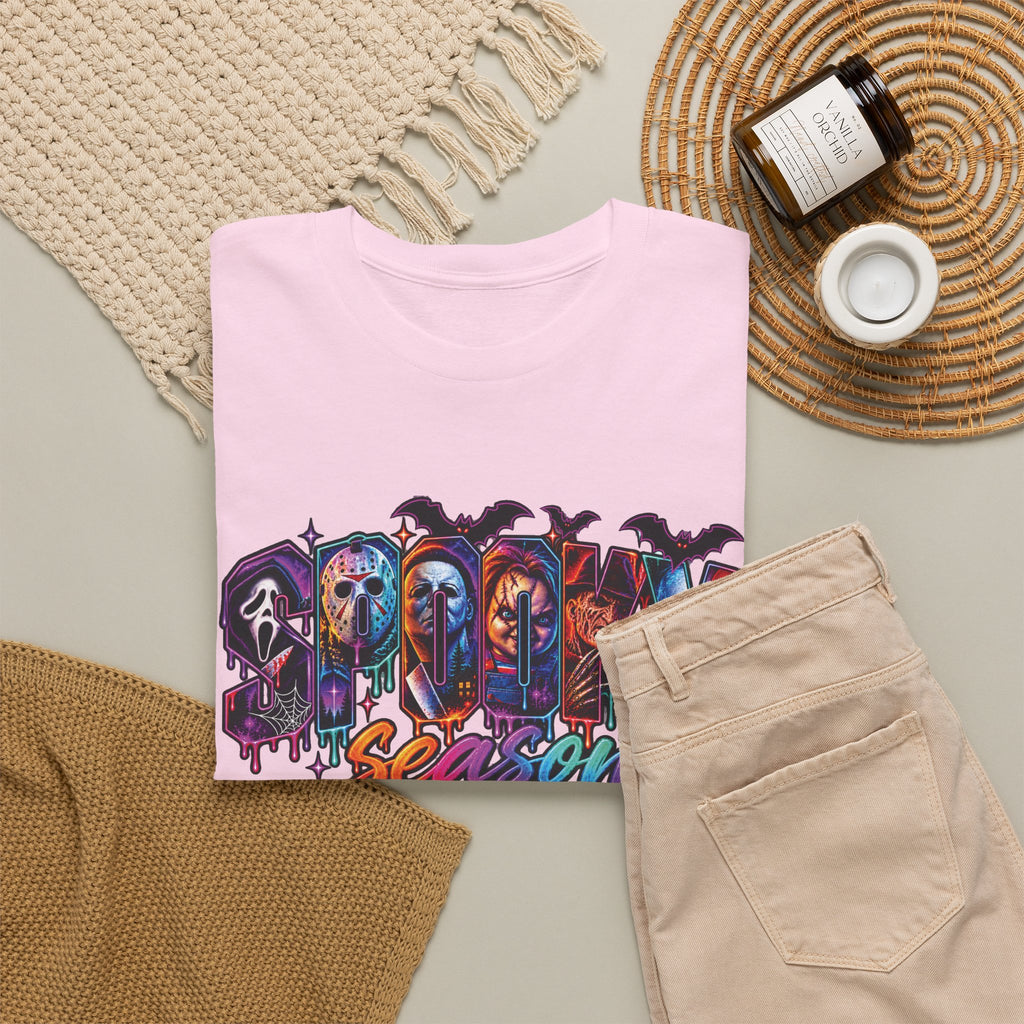 Horror Mask Graffiti Tee | Spooky Season Halloween Slasher Skull Vampire Werewolf