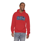 Detroit Graffiti Style Hoodie | City Skyline Street Art Pullover