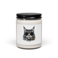 Cool Cat with Sunglasses and Cigar Candle | 9oz Soy Jar