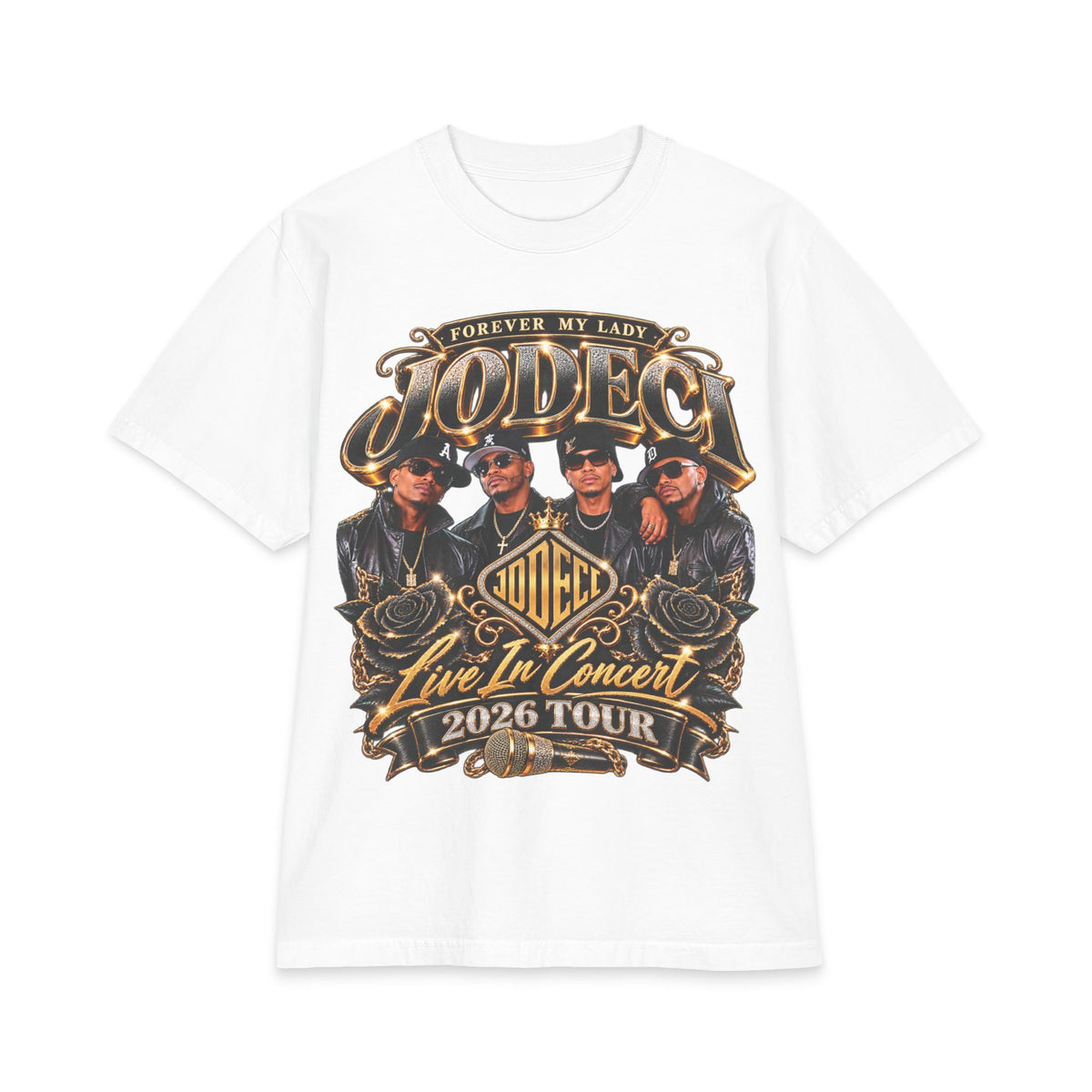Jodeci Live In Concert 2026 Tour T-Shirt | R&B Band Tee