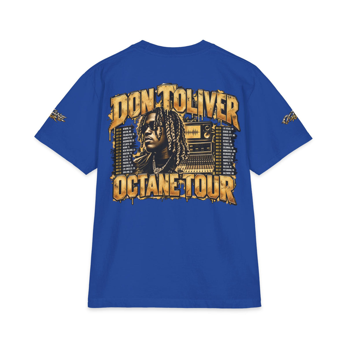 Don Toliver Octane Tour graphic tee | Rapper portrait concert shirt
