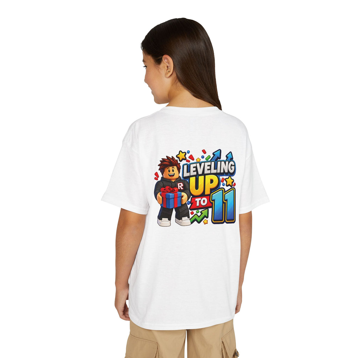 Roblox Birthday Leveling Up to 11 Youth T-Shirt