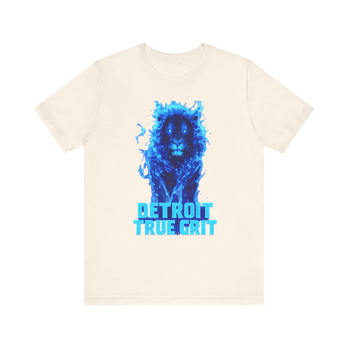Blue Lion Detroit True Grit T-Shirt | City Pride, Athletic Graphic