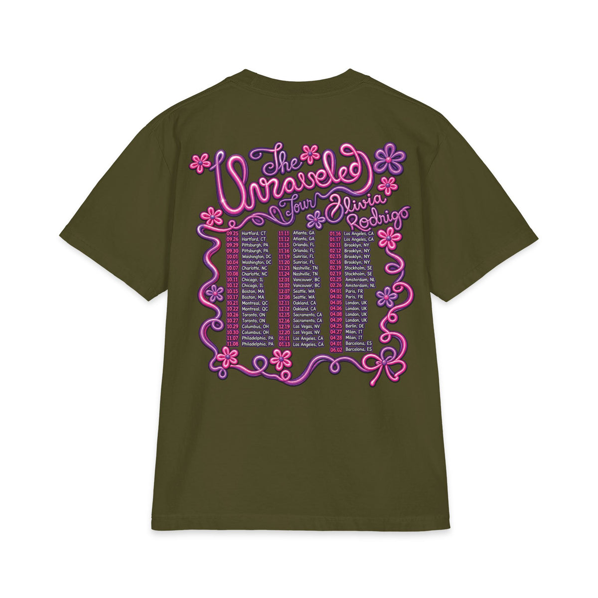 Olivia Rodrigo collage tee | T-Shirt