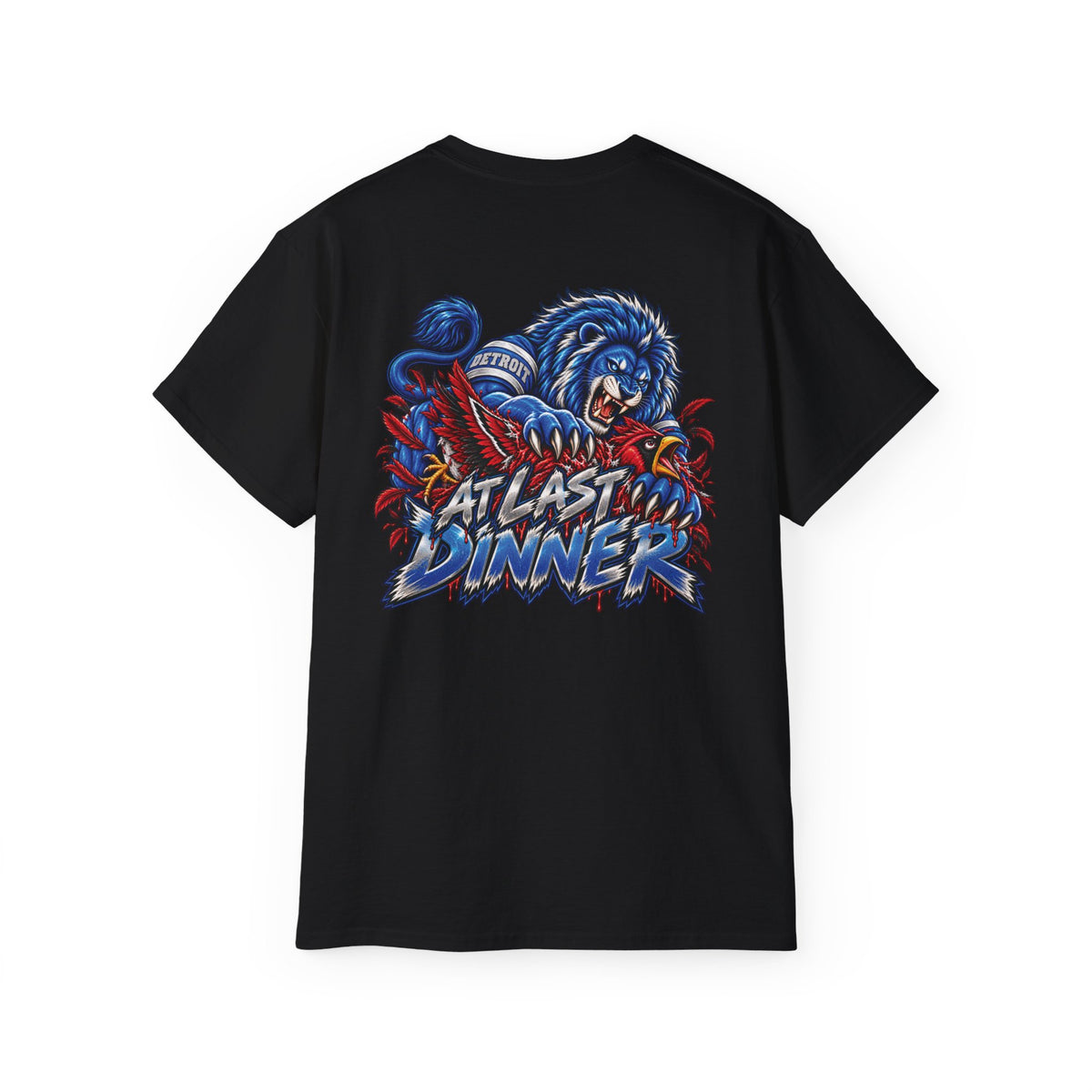 Detroit vs Arizona Rivalry Graphic Tee | Lions vs Cardinals Illustration, Bold Lettering