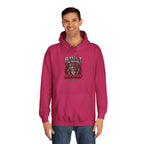 Built to Protect her Peace Couples College Hoodie