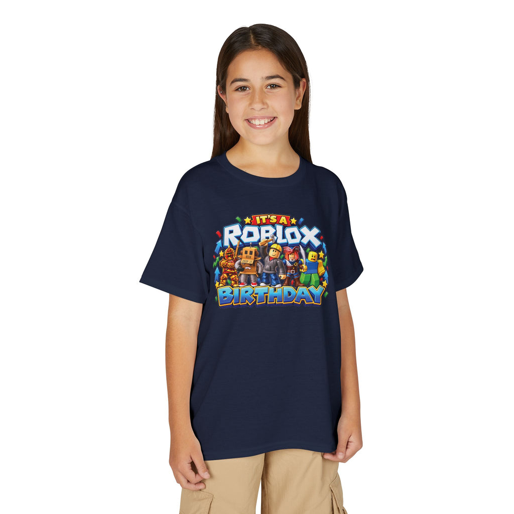 Roblox Birthday Leveling Up to 6 Youth T-Shirt
