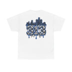 Detroit Lion Skull Beanie Tee | 313 Drip City Skyline T-Shirt