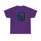 Detroit Basketball Lion Graphic Tee | Motor City D Old English Logo
