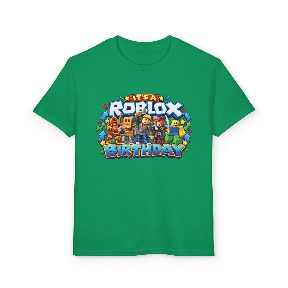 Roblox Birthday Youth T-Shirt – Leveling Up to 8 Gamer Birthday Shirt