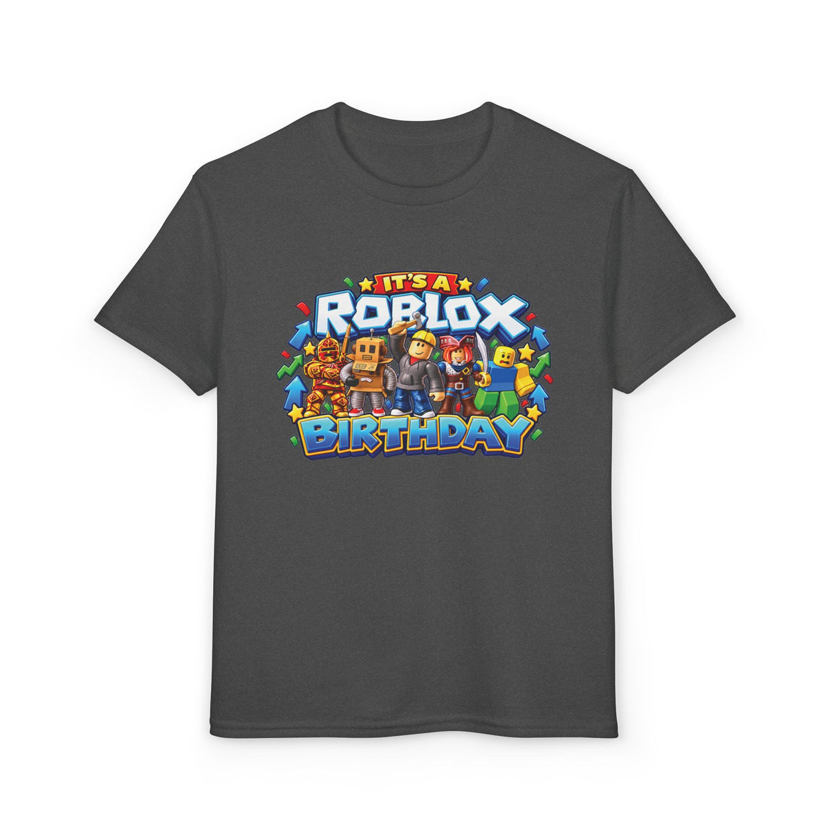 Youth Roblox Birthday T-Shirt – Leveling Up to 12