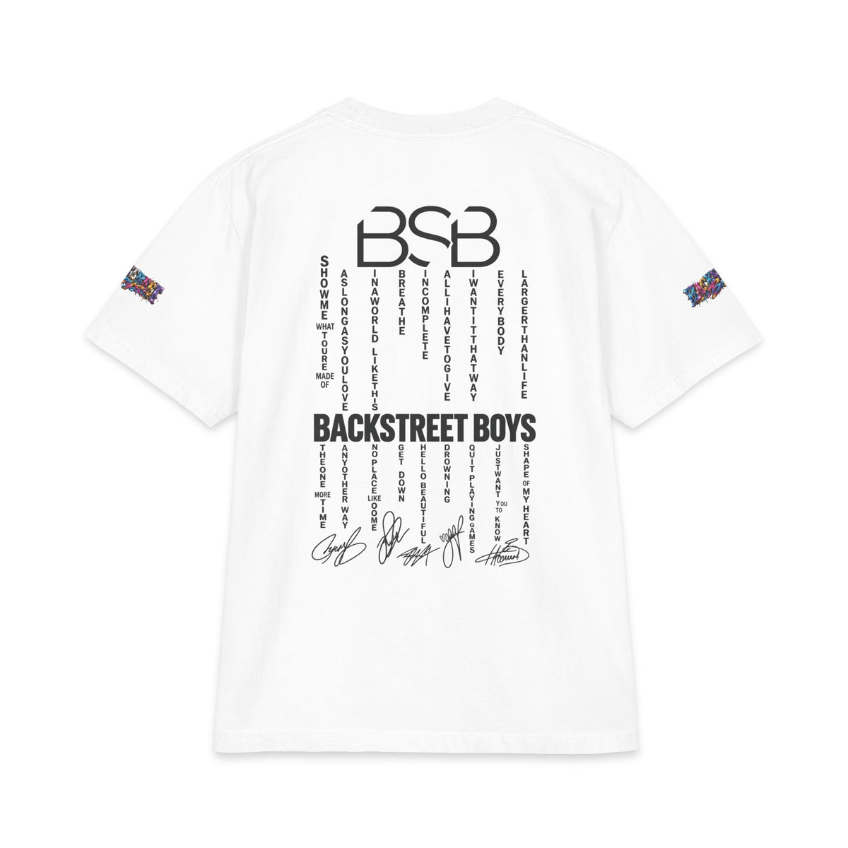 Backstreet Boys Graphic T-Shirt | Retro 90s Pop Band Tee