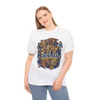 Stay Solid graphic tee | Urban street art typography, gold chain hands