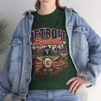 Detroit Baseball Tee | Motor City 313 Vintage Baseball Design