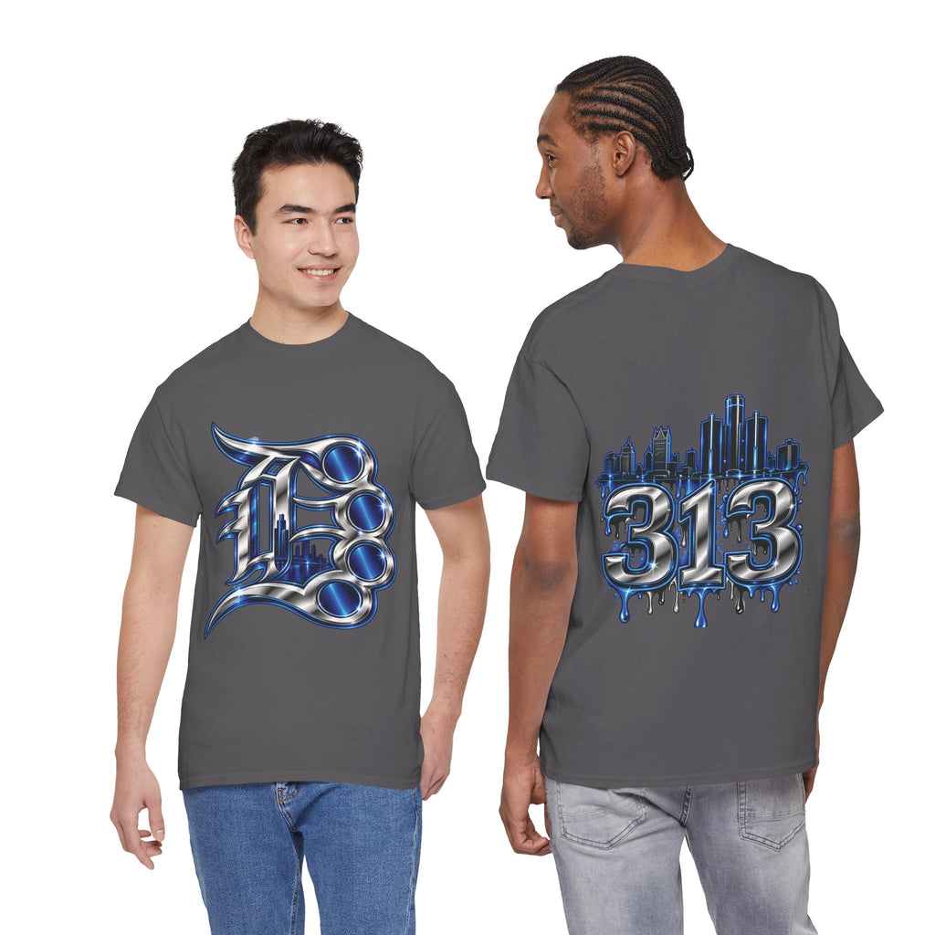 Detroit Brass Knuckles graphic tee | 313 Skyline Drip T-Shirt