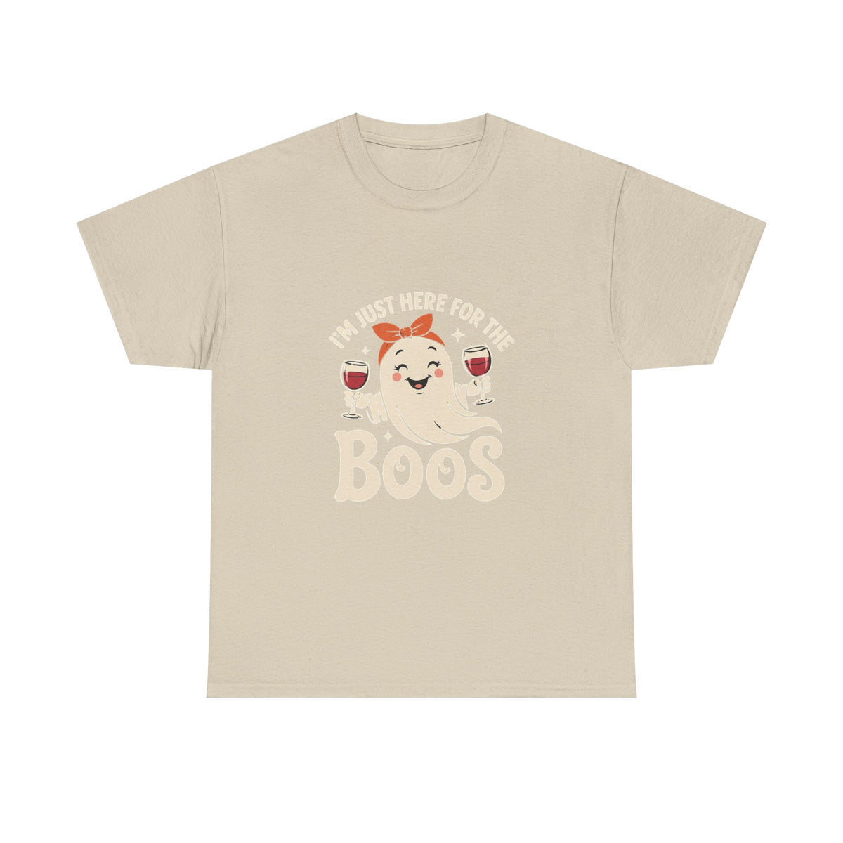 Rosie Ghost with Wine Boos T-Shirt | Halloween Wine Lover Tee