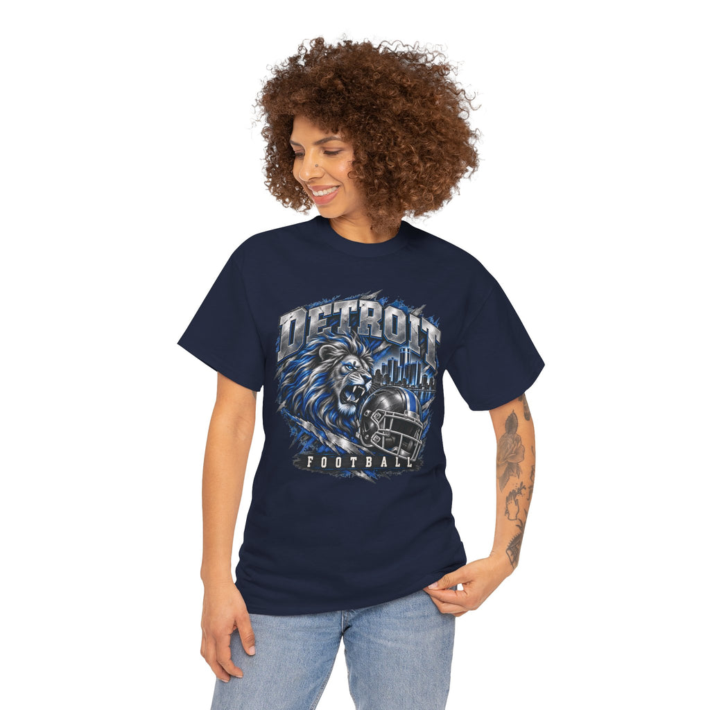 Detroit Football Lion Graphic Tee