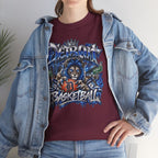 Detroit Basketball Lion Graphic Tee | City Streetball Detroit D Logo