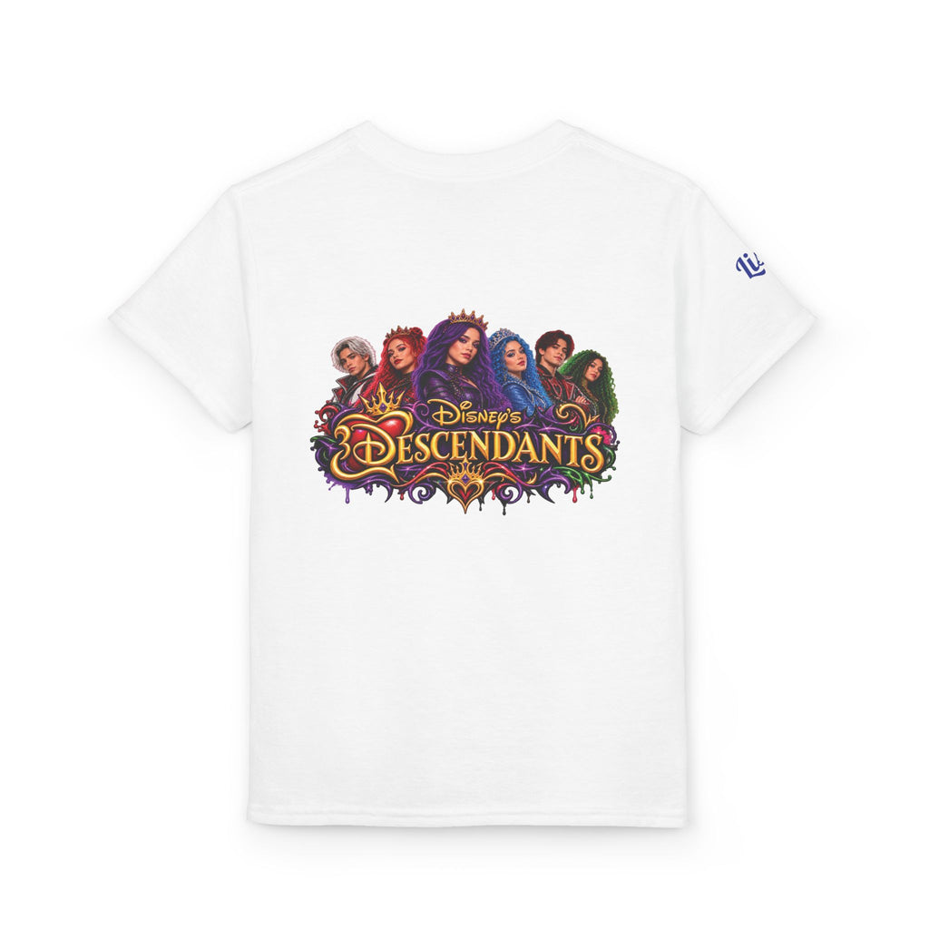 Descendants and Zombies worlds Collide Logo Youth T-Shirt | Movie Character Tee