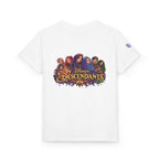 Descendants and Zombies worlds Collide Logo Youth T-Shirt | Movie Character Tee