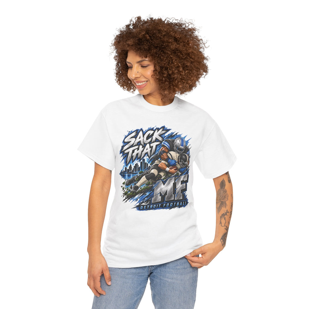 Sack That MF Lions football Graphic T-Shirt