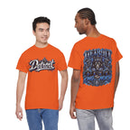 Detroit Skyline Script Tee | Detroit Lion of the North Graphic T-Shirt