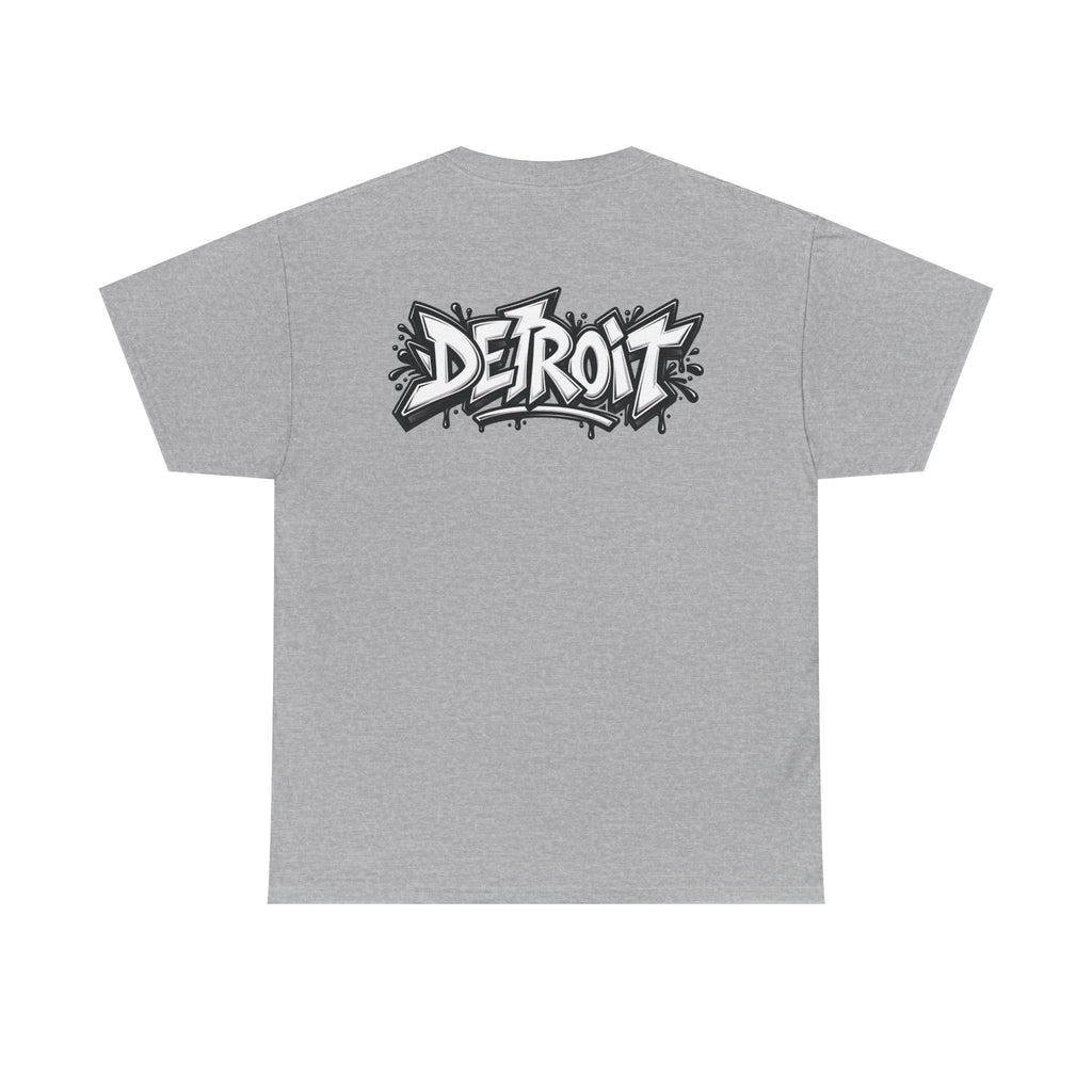 Detroit Lion Graffiti tee | Colorful Drip Lion Detroit Tee