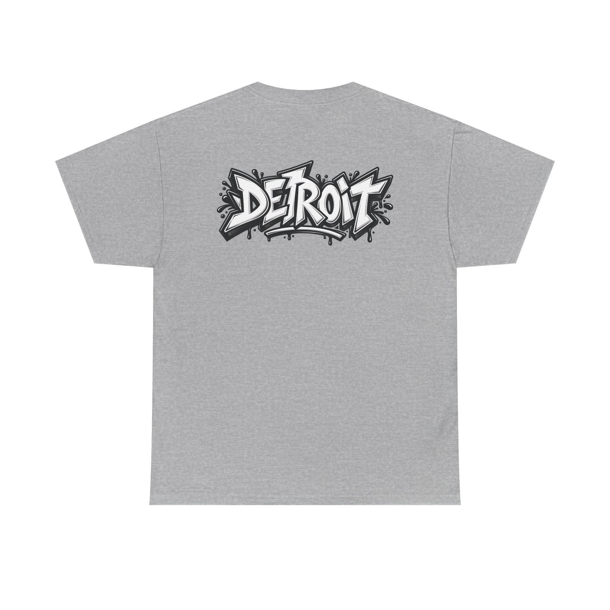 Detroit Lion Graffiti tee | Colorful Drip Lion Detroit Tee