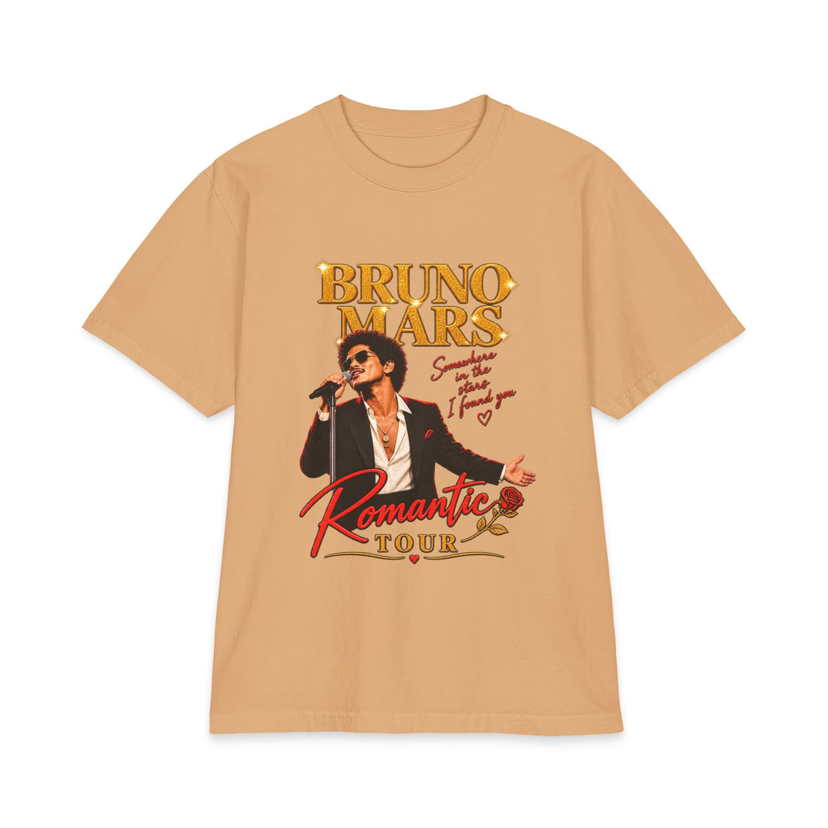 Bruno Mars Romantic Tour T-Shirt | Concert Band Tee