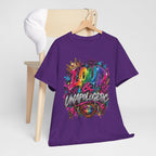 Loud & Unapologetic T-Shirt | Colorful Graffiti Typography, Bold Street Art Tee