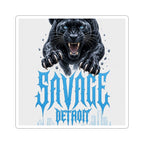 Savage Detroit Panther Kiss-Cut Sticker | Black Panther, Urban City