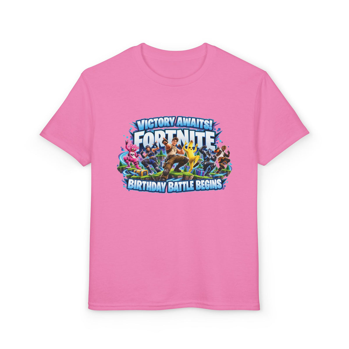 Fortnite Victory Awaits Birthday Battle Begins Youth T-Shirt