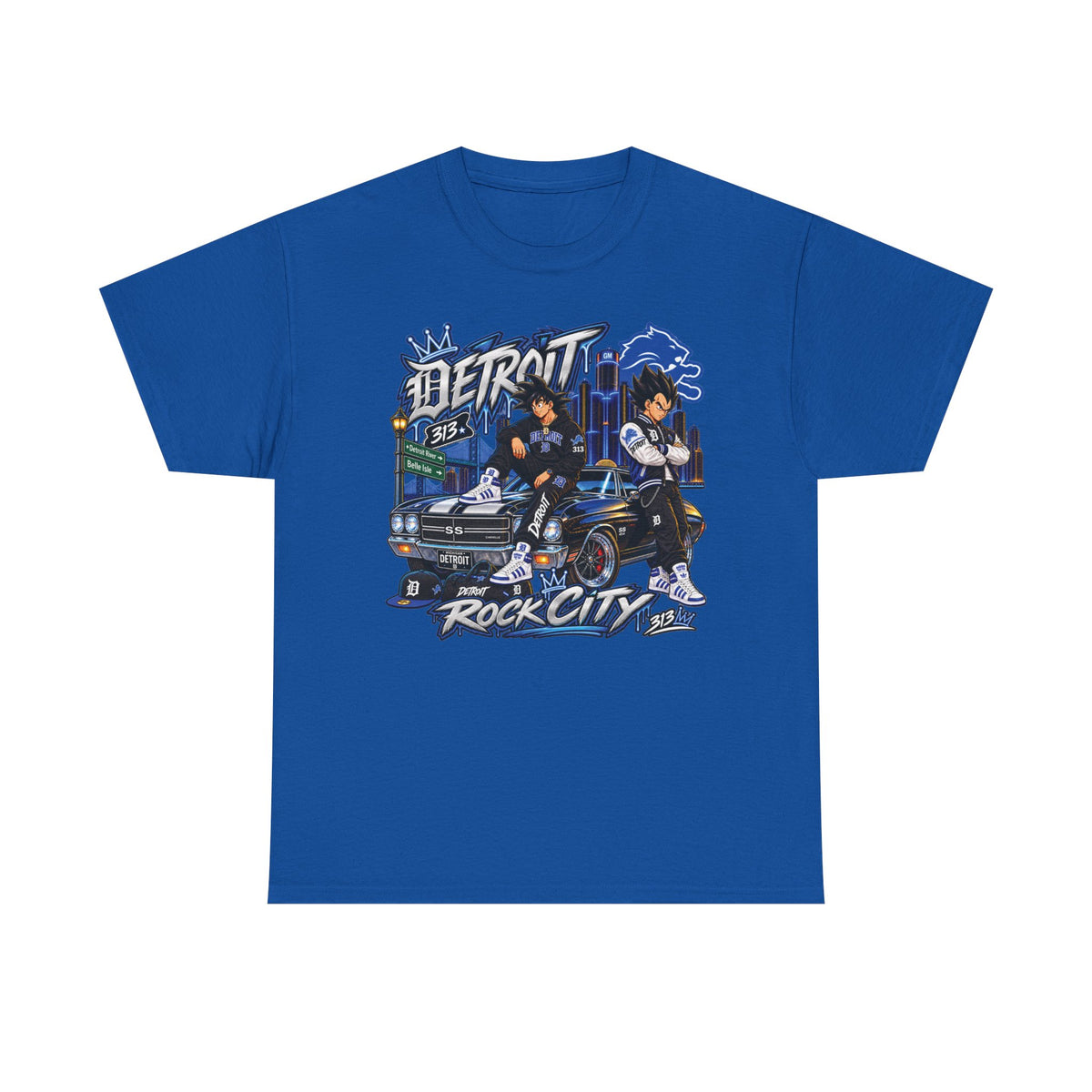 Detroit Rock City Tee | Vintage Car, Cityscape Hip Hop Graphic