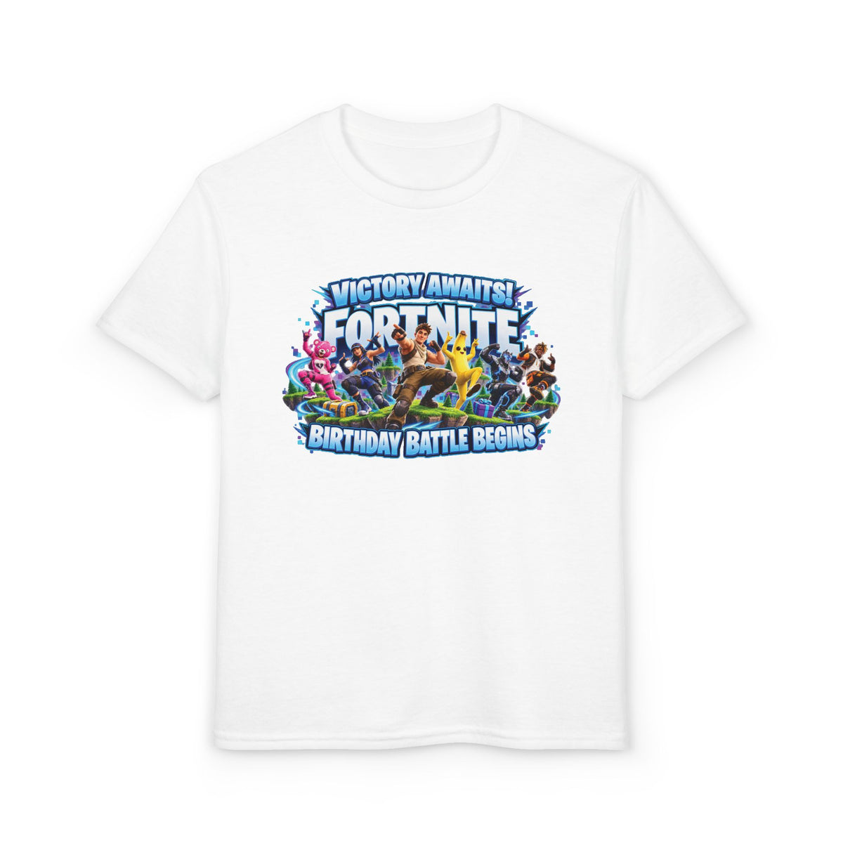 Victory Royale Fortnite Birthday Battle Begins Youth T-Shirt