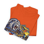 Detroit Michigan Lion Cityscape Graphic T-Shirt