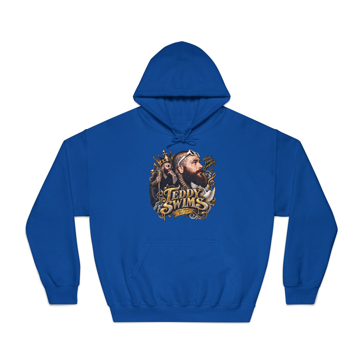 Teddy Swims Portrait Hoodie | Musical Artist Graphic Pullover