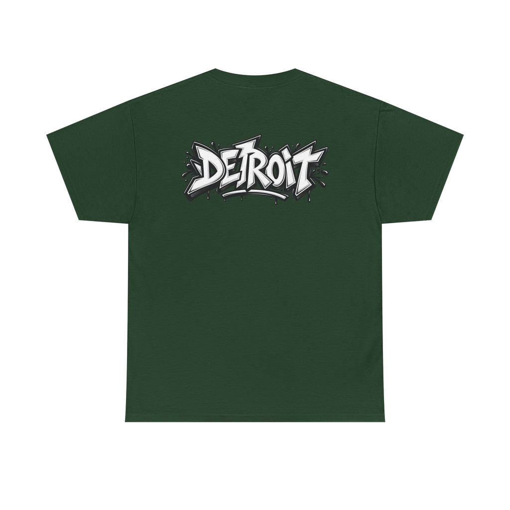 Detroit Lion Graffiti tee | Colorful Drip Lion Detroit Tee