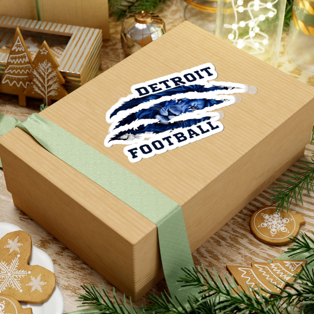 Detroit Football Lion Claw Sticker | Kiss-Cut Sticker