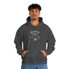 Raised On hip hop Hoodie | Vintage Guitar Skull Band Design