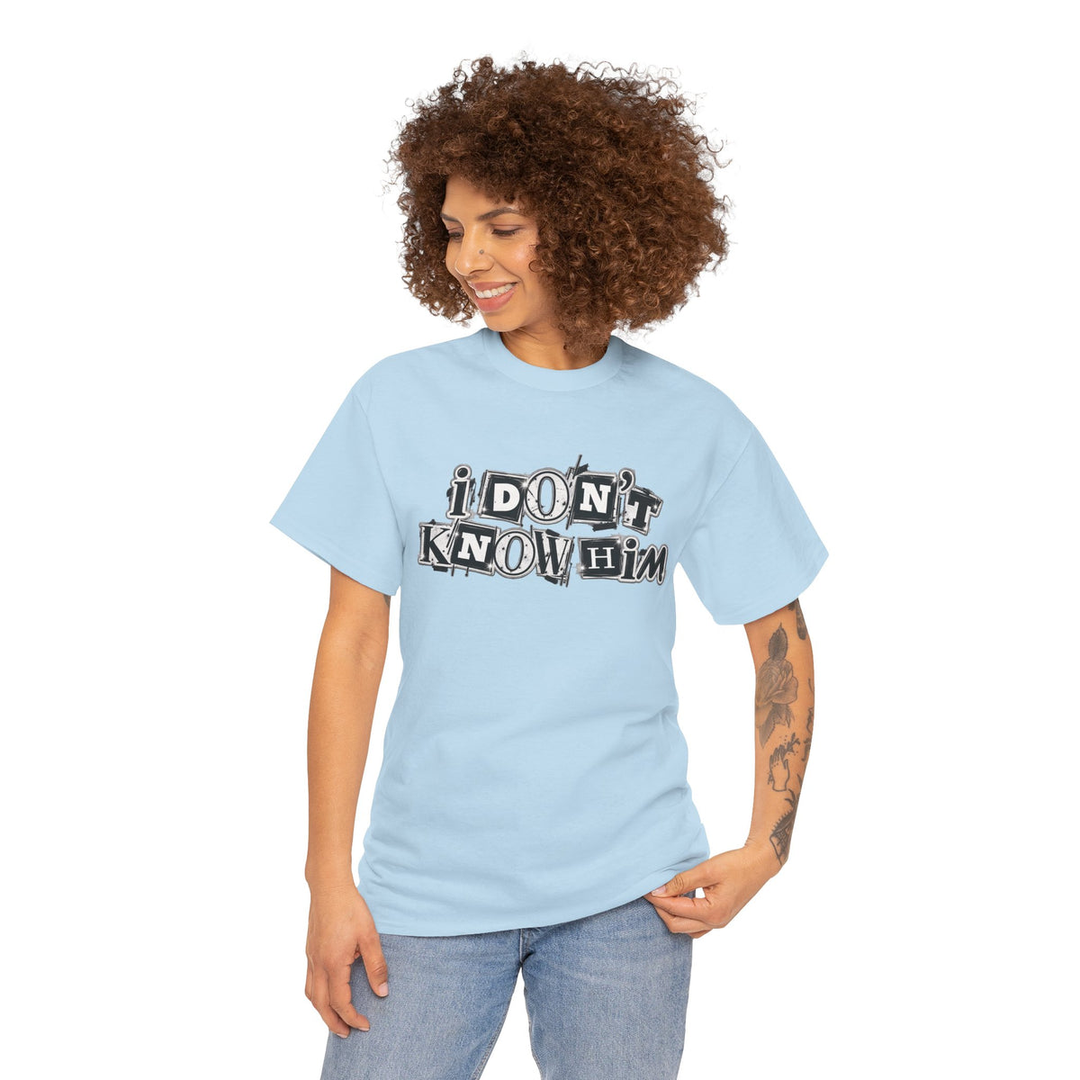 I Don’t Know Him Couples Statement T-Shirt