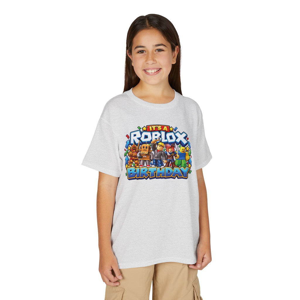 Roblox Birthday Leveling Up to 10 Youth T-Shirt